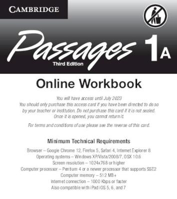 Passages Level 1 Online Workbook A Activation Code Card - Jack C. Richards, Chuck Sandy