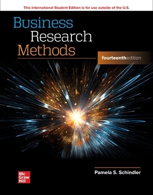 Business Research Methods ISE - Pamela Schindler