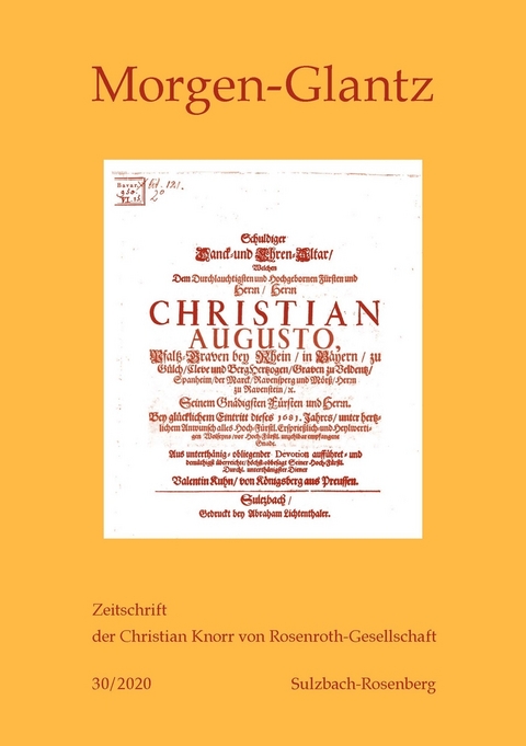 Morgen-Glantz 30 (2020) - 