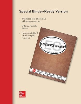 Looseleaf for Experience Spanish (Student Edition)