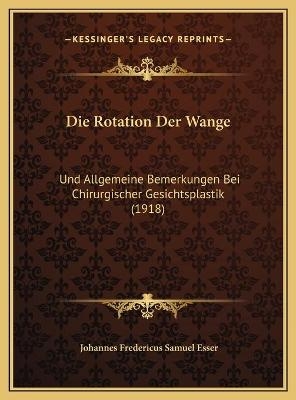 Die Rotation Der Wange