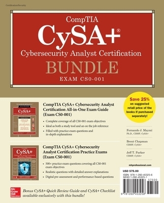 CompTIA CySA+ Cybersecurity Analyst Certification Bundle (Exam CS0-001) - Fernando Maymi, Brent Chapman, Jeff T. Parker