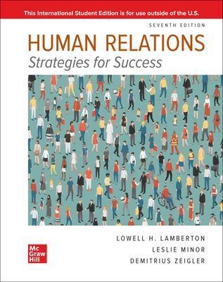 Human Relations ISE - Lowell Lamberton, Leslie Minor-Evans