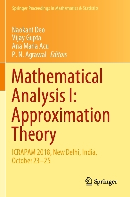 Mathematical Analysis I: Approximation Theory - 