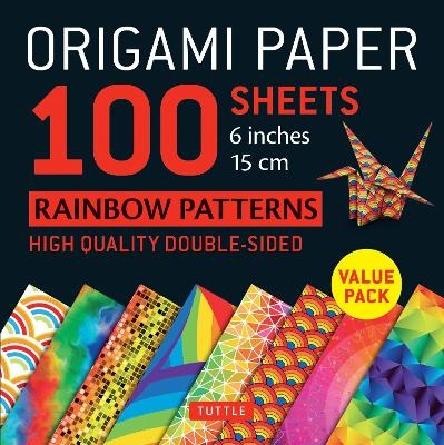 Origami Paper 100 Sheets Rainbow Patterns 6" (15 cm) - 
