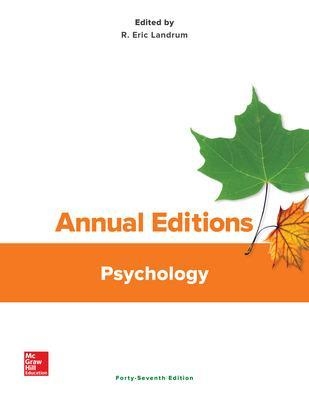 Annual Editions: Psychology, 47/e
