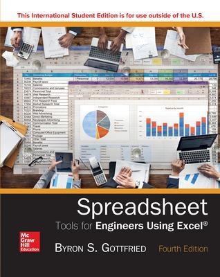 ISE Spreadsheet Tools for Engineers Using Excel - Byron Gottfried