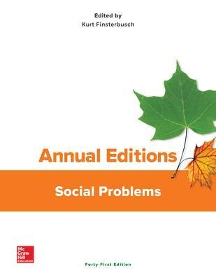 Annual Editions: Social Problems, 41/e