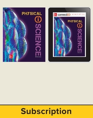 Glencoe Physical iScience, Grade 8, Digital & Print Student Bundle, 6-year subscription -  MCGRAW HILL