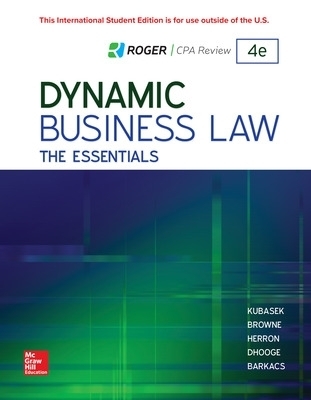 ISE Dynamic Business Law: The Essentials