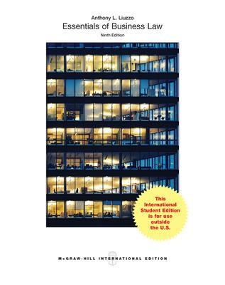 Essentials of Business Law - Anthony Liuzzo