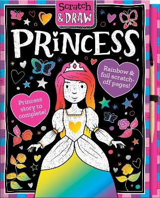 Scratch & Draw Princess - Scratch Art Activity Book - Nat Lambert