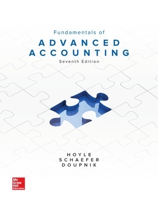 Fundamentals of Advanced Accounting - Joe Ben Hoyle, Thomas Schaefer, Timothy Doupnik