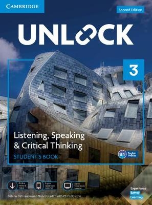 Unlock Level 3 Listening, Speaking & Critical Thinking Student’s Book, Mob App and Online Workbook w/ Downloadable Audio and Video