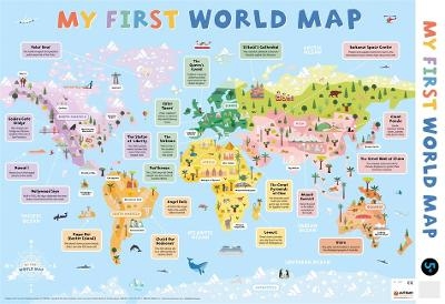 My First World Map -  Igloo Books Ltd