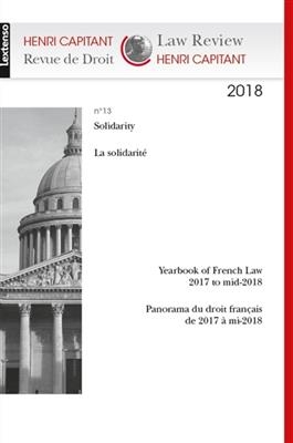 Revue de droit Henri Capitant, n&deg; 13 -  Collectif