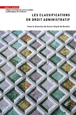 Les classifications en droit administratif