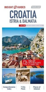 Insight Guides Travel Map Croatia Istria & Dalmatia - 