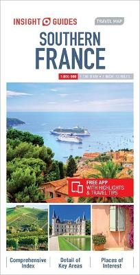 Insight Guides Travel Map Southern France -  Insight Guides