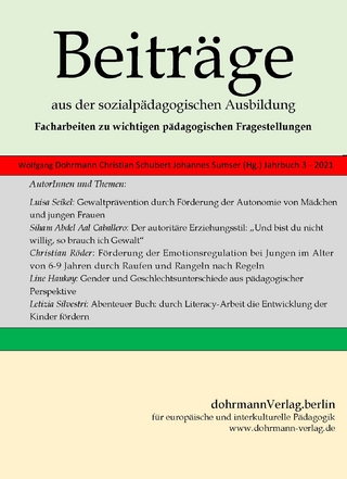 Beiträge aus der sozialpädagogischen Ausbildung, Jahrbuch 3, 2021