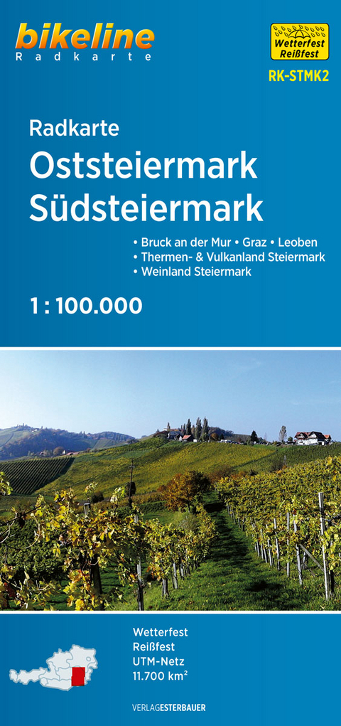 Radkarte Oststeiermark, S&uuml;dsteiermark - 
