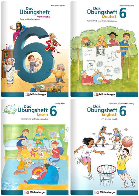 Sicher ins 7. Schuljahr &ndash; Paket: Rechnen &ndash; Schreiben &ndash; Lesen &ndash; Grammatik &ndash; Englisch &middot; Klasse 6 - Sabine Stehr