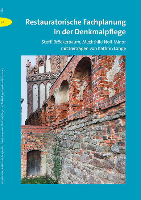 Restauratorische Fachplanung in der Denkmalpflege - Steffi Bröckerbaum, Mechthild Noll-Minor