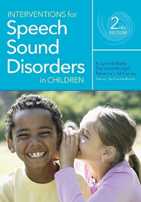 Interventions for Speech Sound Disorders in Children - 
