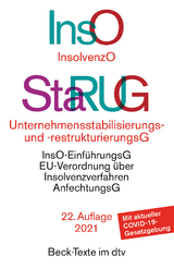 Insolvenzordnung / Unternehmensstabilisierungs- und -restrukturierungsgesetz - 