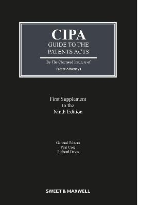 CIPA Guide to the Patents Acts