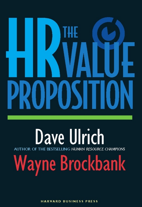 HR Value Proposition -  Wayne Brockbank,  David Ulrich