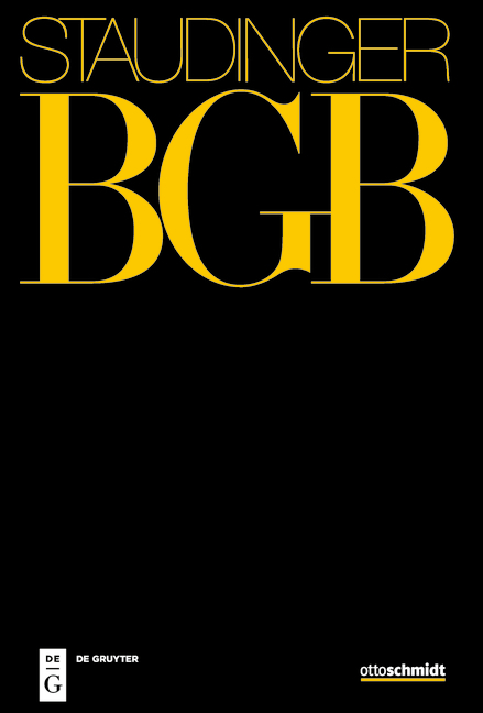 J. von Staudingers Kommentar zum B&uuml;rgerlichen Gesetzbuch mit Einf&uuml;hrungsgesetz... / Staudinger Mietrecht - 