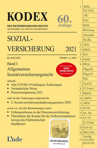 KODEX Sozialversicherung 2021, Band I