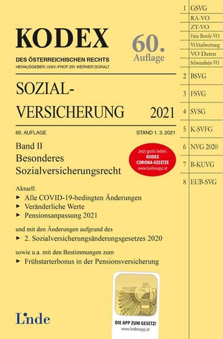 KODEX Sozialversicherung 2021, Band II