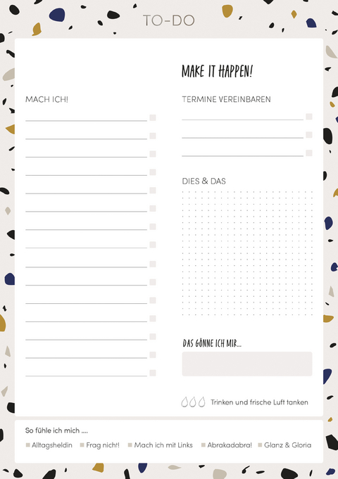 TO-DO Block "Terrazzo Time" - 