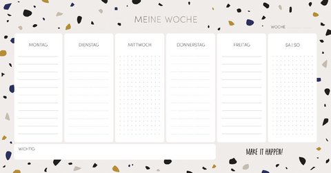 Wochenplaner "Terrazzo Time" - 