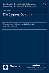 Die Cy-pr&egrave;s-Doktrin - Lotte Busch