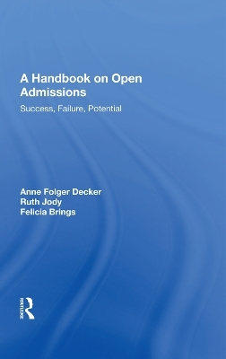 Handbook On Open Admissi - Anne Folger Decker