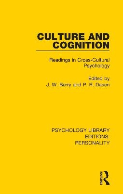 Culture and Cognition