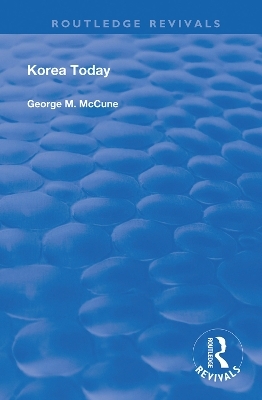 Korea Today - George M. McCune