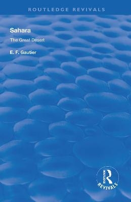 Sahara - E. F. Gautier