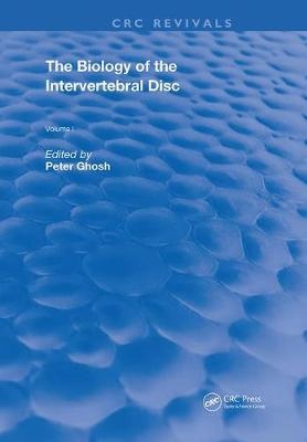 Biology Of Invertebral Disc - Peter Ghosh