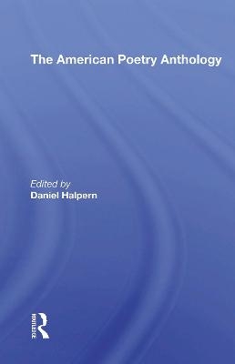 The American Poetry Anthology - Daniel Halpern