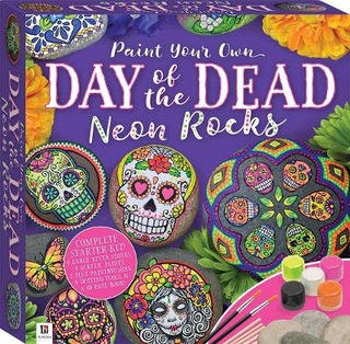 Day of the Dead Neon Painted Rocks Kit (Thunder Bay)