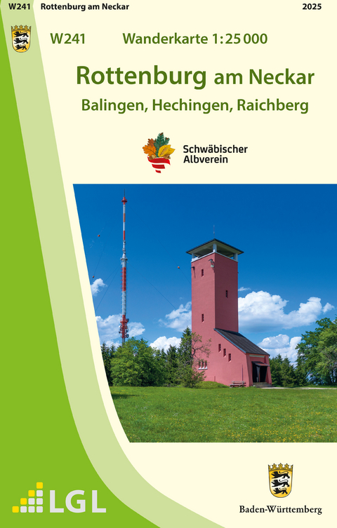 W241 Wanderkarte 1:25 000 Rottenburg am Neckar