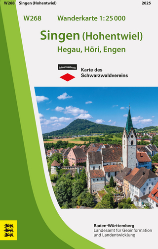 W268 Wanderkarte 1:25 000 Singen (Hohentwiel)