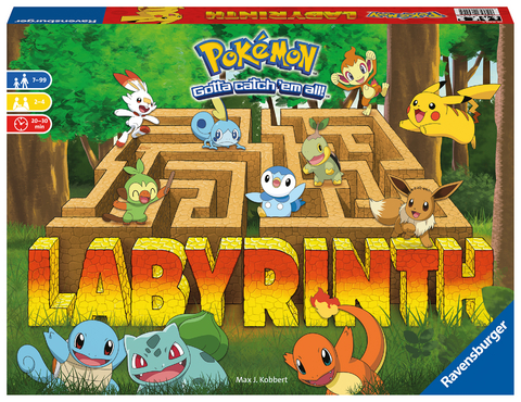 Pok&eacute;mon Labyrinth - Gesellschaftsspiel & Brettspiel ab 7 Jahre - Max J. Kobbert