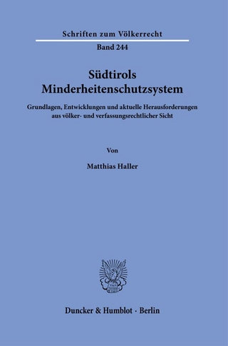 Südtirols Minderheitenschutzsystem.