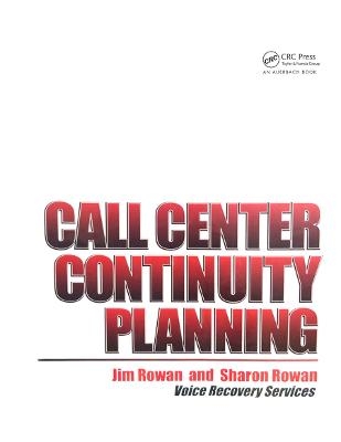 Call Center Continuity Planning - Jim Rowan