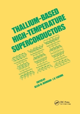 Thallium-Based High-Temperature Superconductors - 